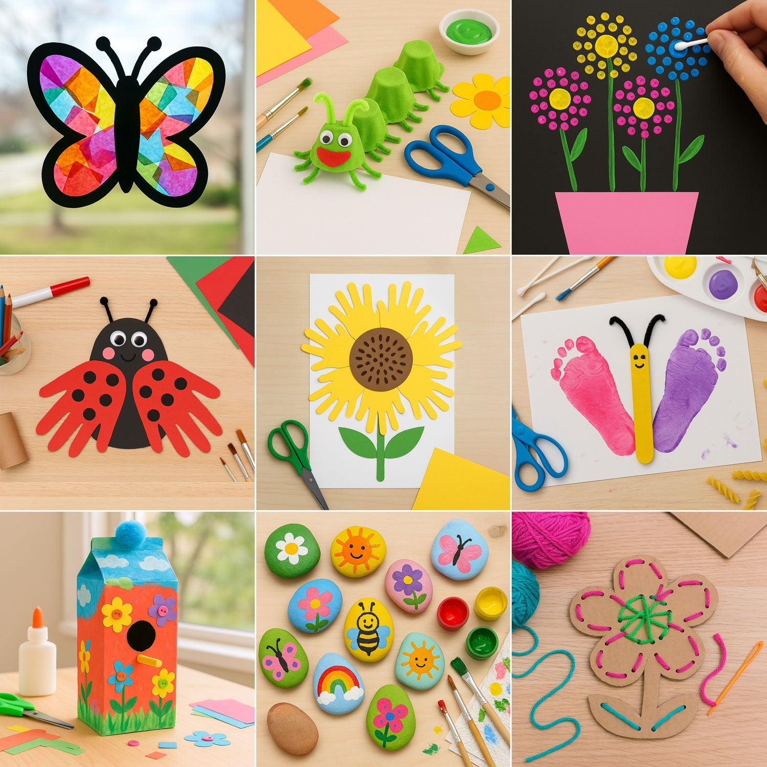 50+ Easy Spring Crafts for Kids to Make in 2025 – 7 Days of Play