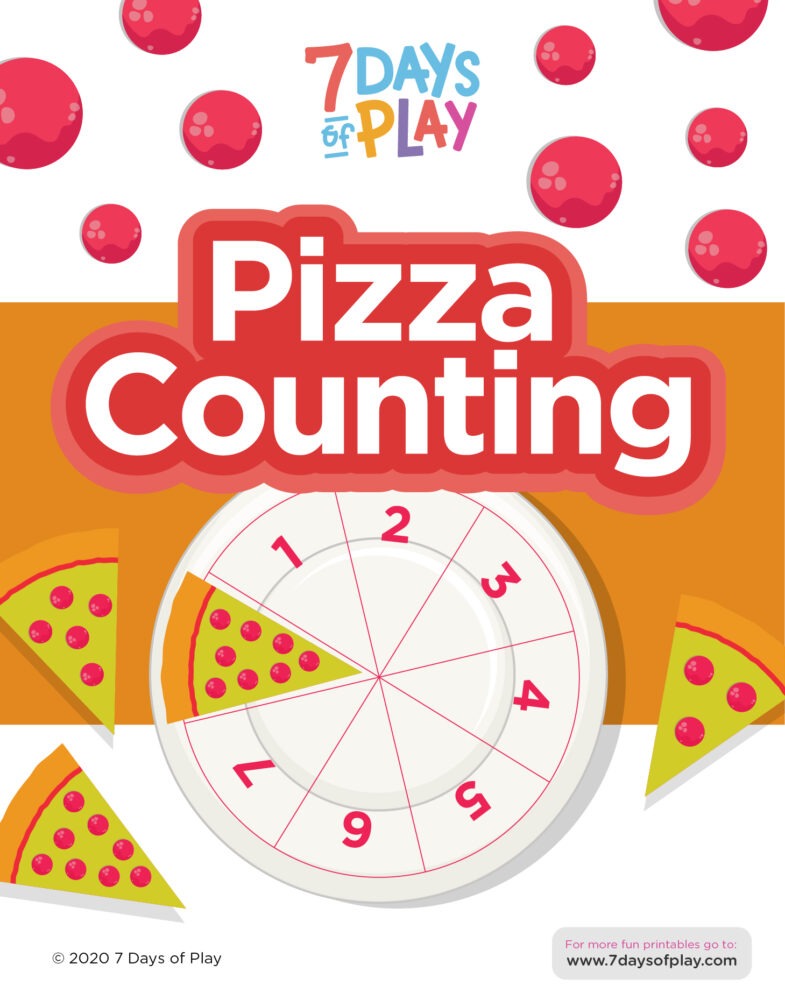 Count the Pizza Toppings: 1-8