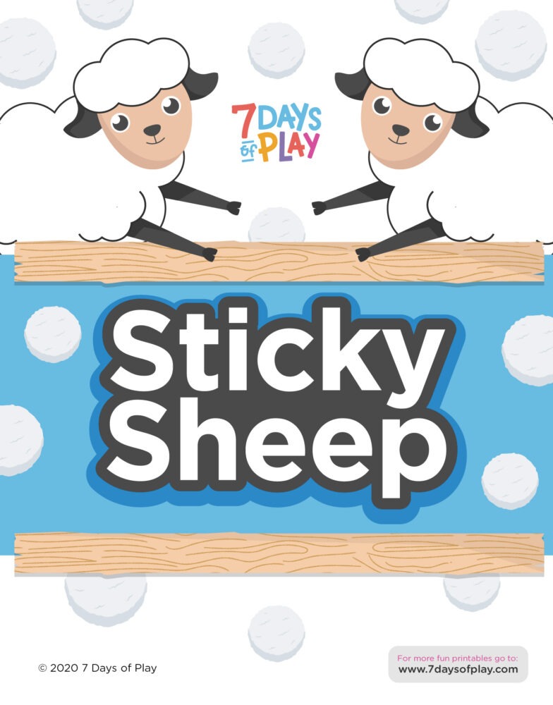 Craft for Toddlers - Sticky Cotton Ball Sheep