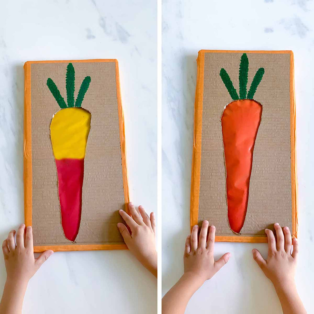 Color Mixing Orange: Make The Carrot