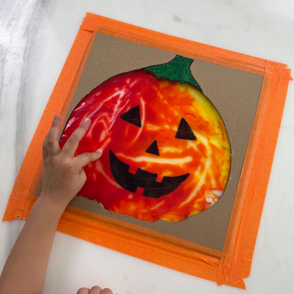 Hands-On Halloween Sensory Bag: Craft, Play, and Color-Mixing Fun