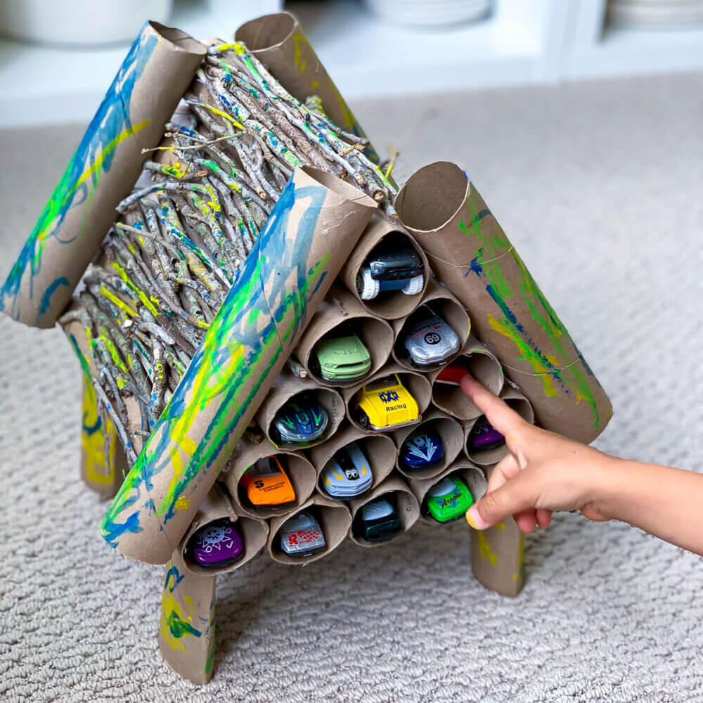 DIY Car Toy - Genius Craft Made with Recyclables!