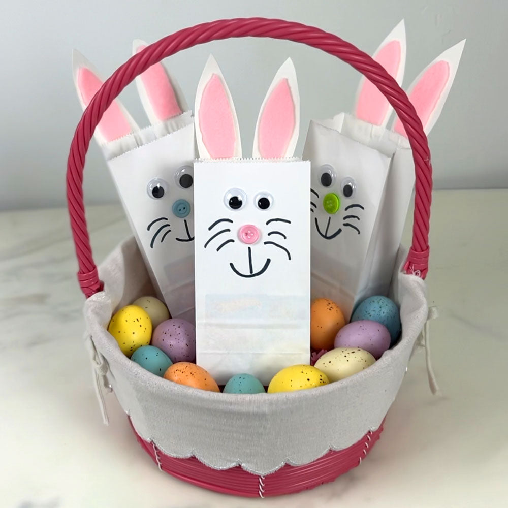 Easter Bunny Bags - How to Make Adorable DIY Gift Bags