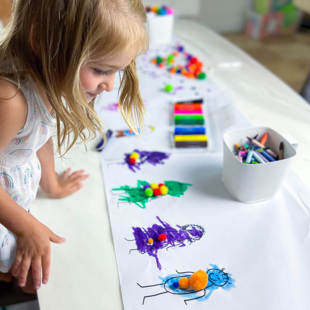 Easy Coloring Sheet - DIY Invitation to Create People!