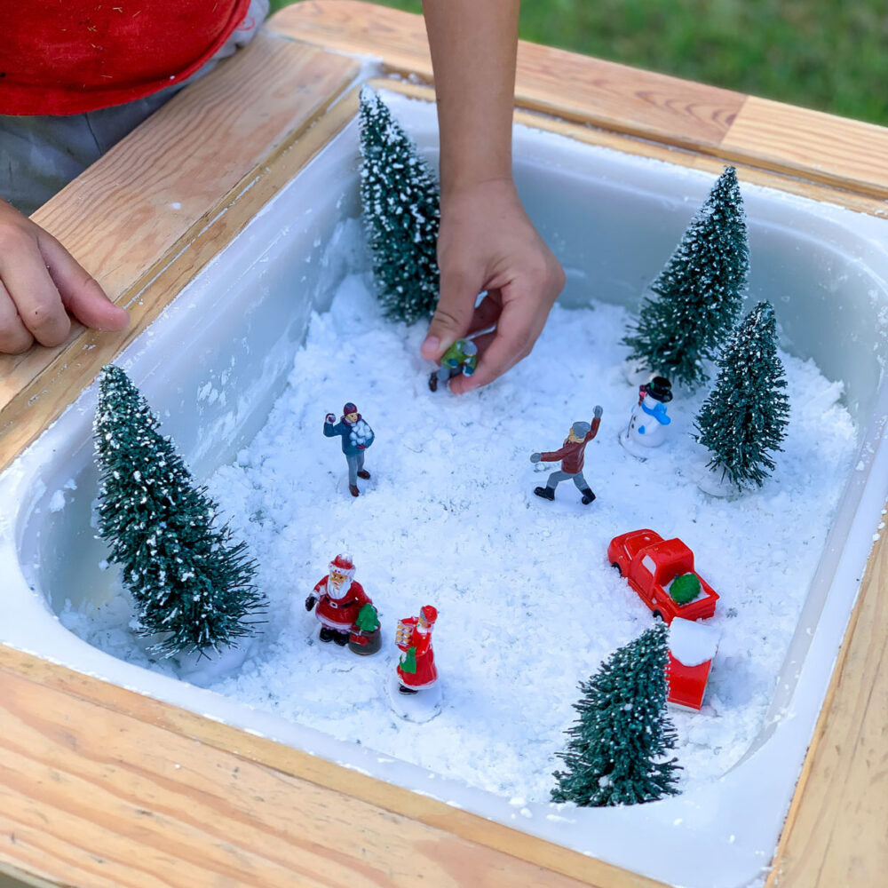 How To Make DIY Snow For Sensory Play