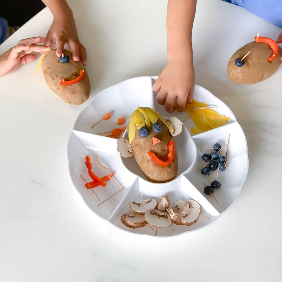 Food Activity for Kids - The Real Life Mr. Potato Head