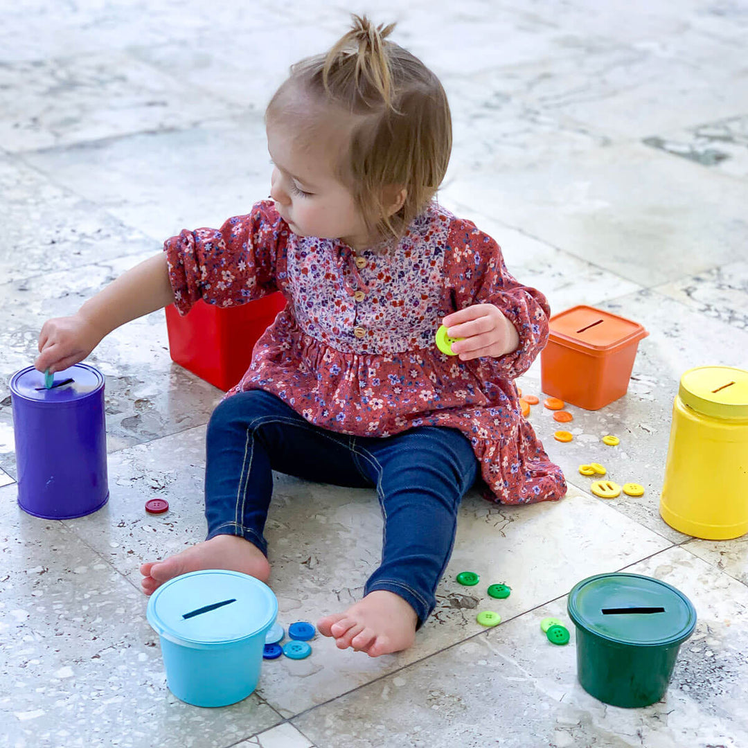 Fun for Toddlers - Color Sort Game with Big Buttons