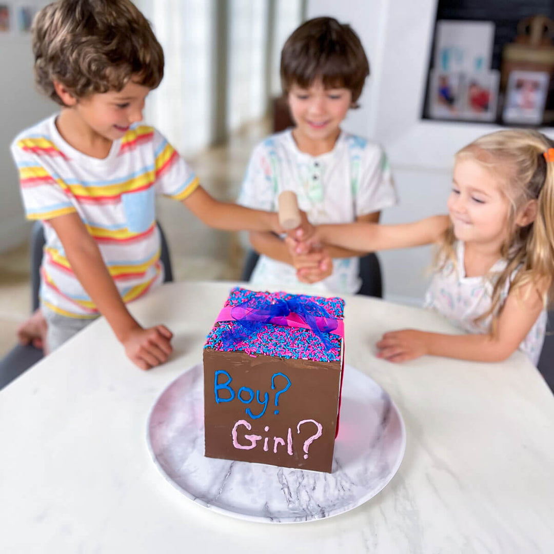 Unique Gender Reveal - How to Make a Chocolate Piñata