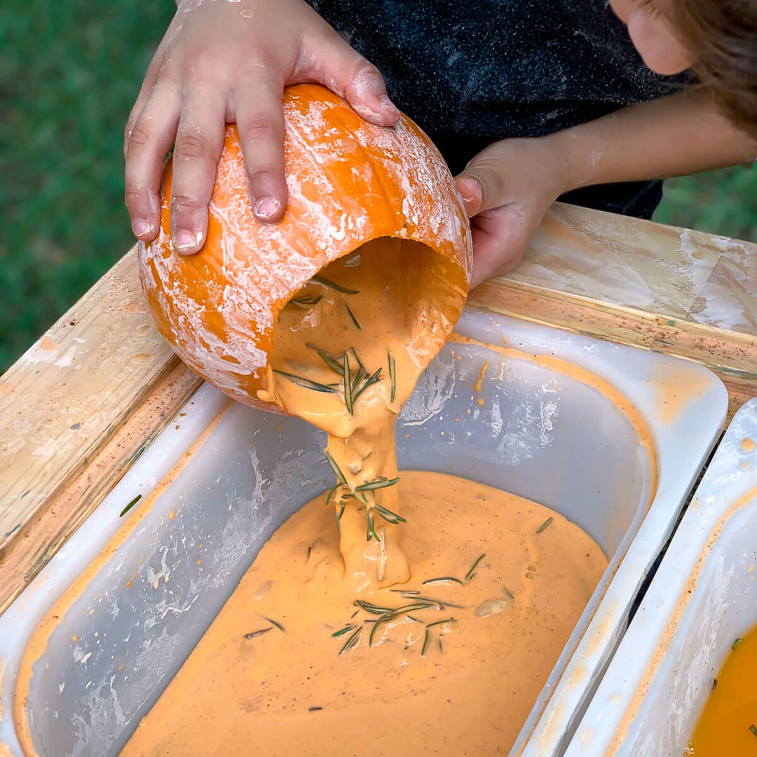 Make Oobleck with a Pumpkin Autumn Twist