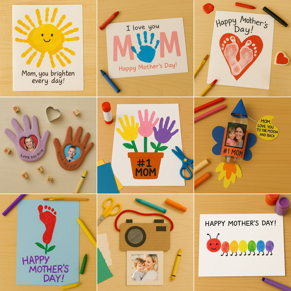 Mother’s Day Crafts for Kids – Cards, Keepsakes & More
