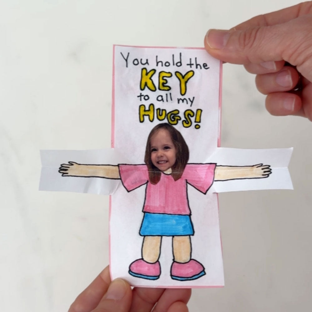 How to Make a Pop-Up Hug Card for Mother’s Day (With Free Printable!)
