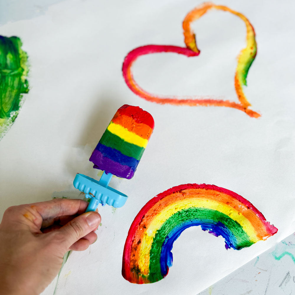 Popsicle Paint - How to Make This Fun, Frozen Art Tool!