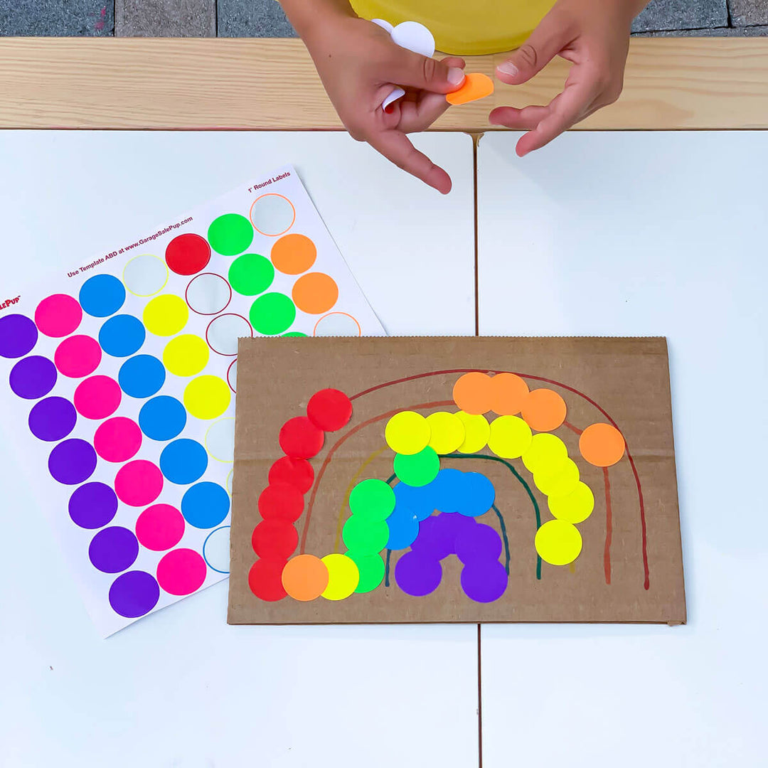 Rainbow Activity - Easy Set Up for Learning Colors