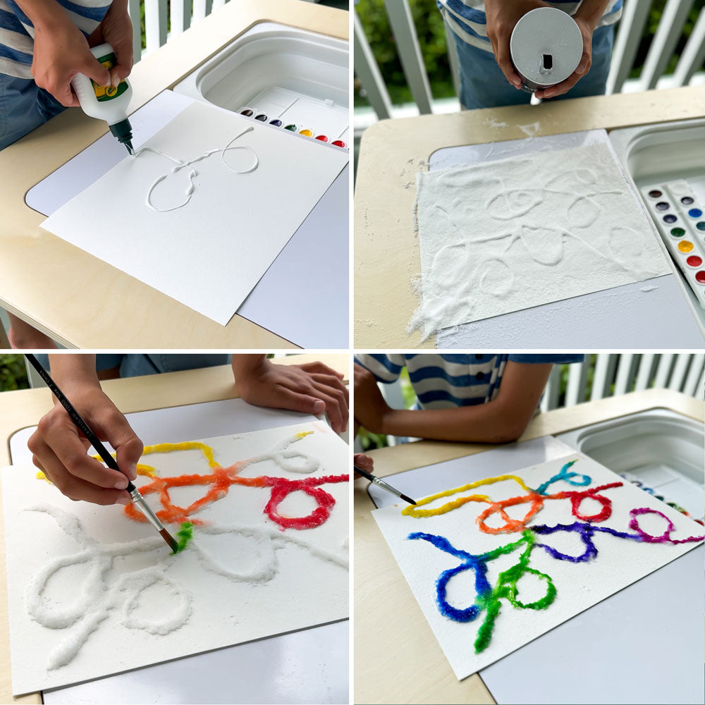How to Make Salt Paintings for Kids