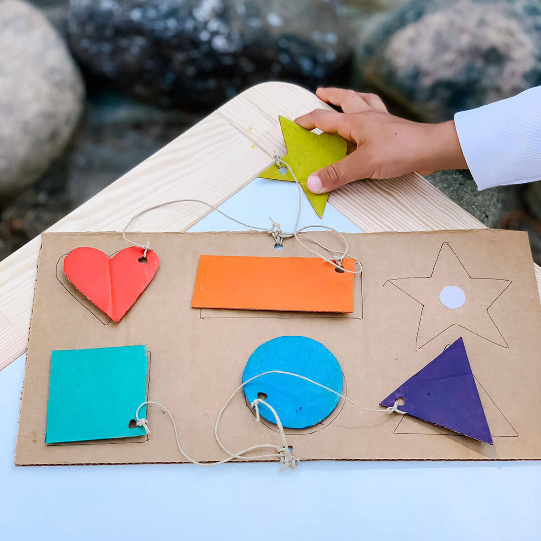 Shape Matching Game - Quick and Easy DIY Puzzle