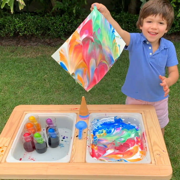 Shaving Cream Art - A Vibrant and Sensory-Packed Activity