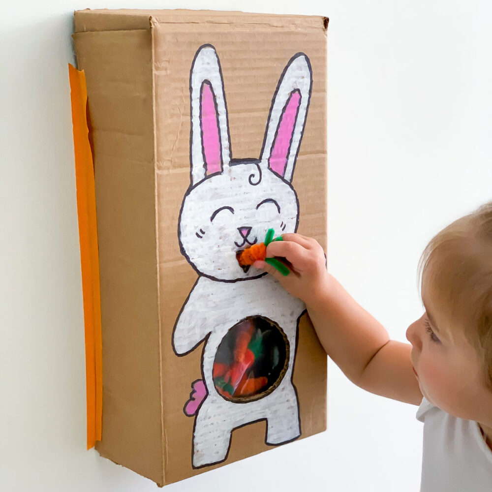 Toddler Activity - Feed The Bunny