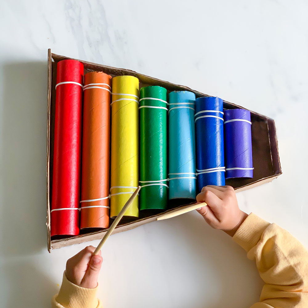 Xylophone Craft - How to Make an X is for Xylophone Craft