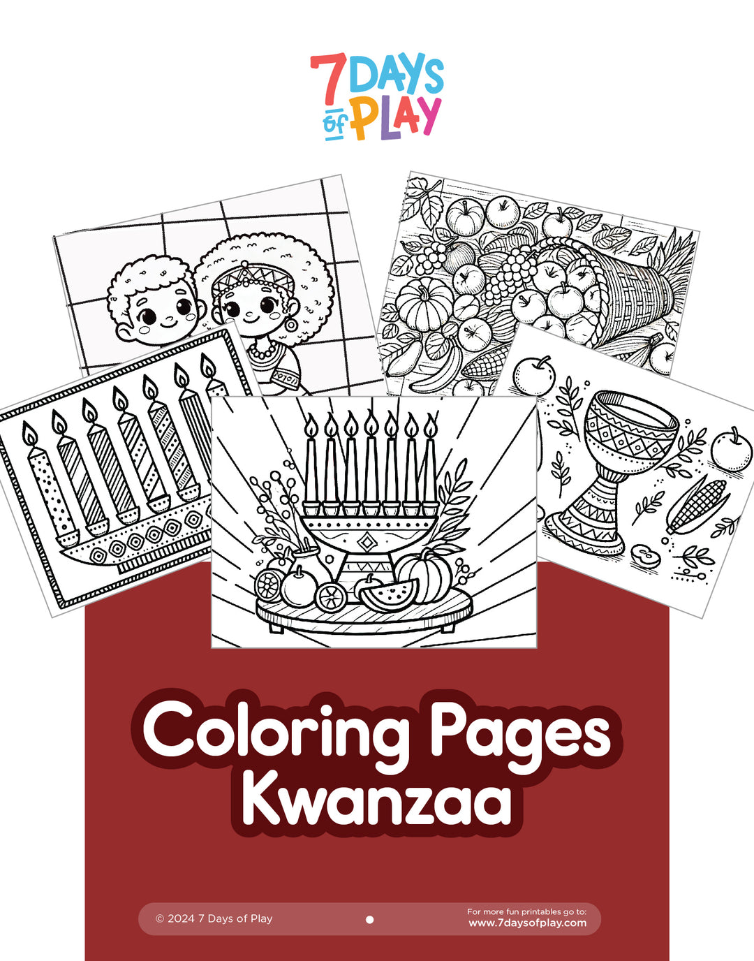 Coloring Pages Kwanzaa - Printable