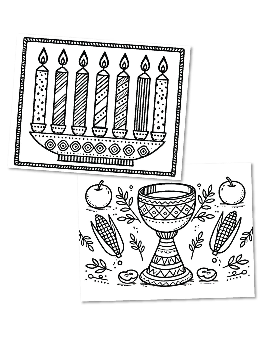 Coloring Pages Kwanzaa - Printable