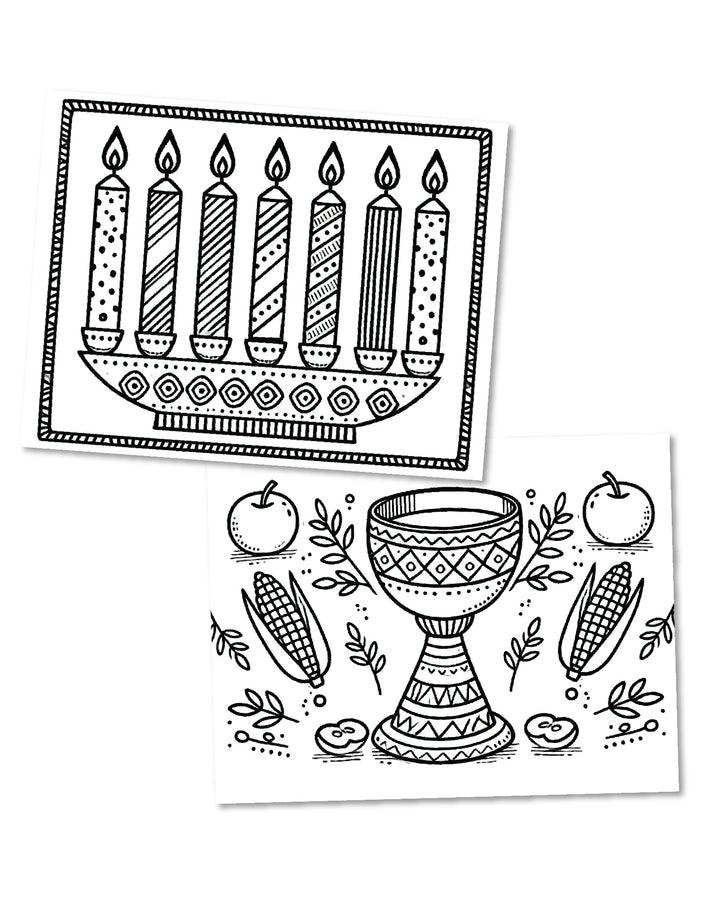Coloring Pages Kwanzaa - Printable