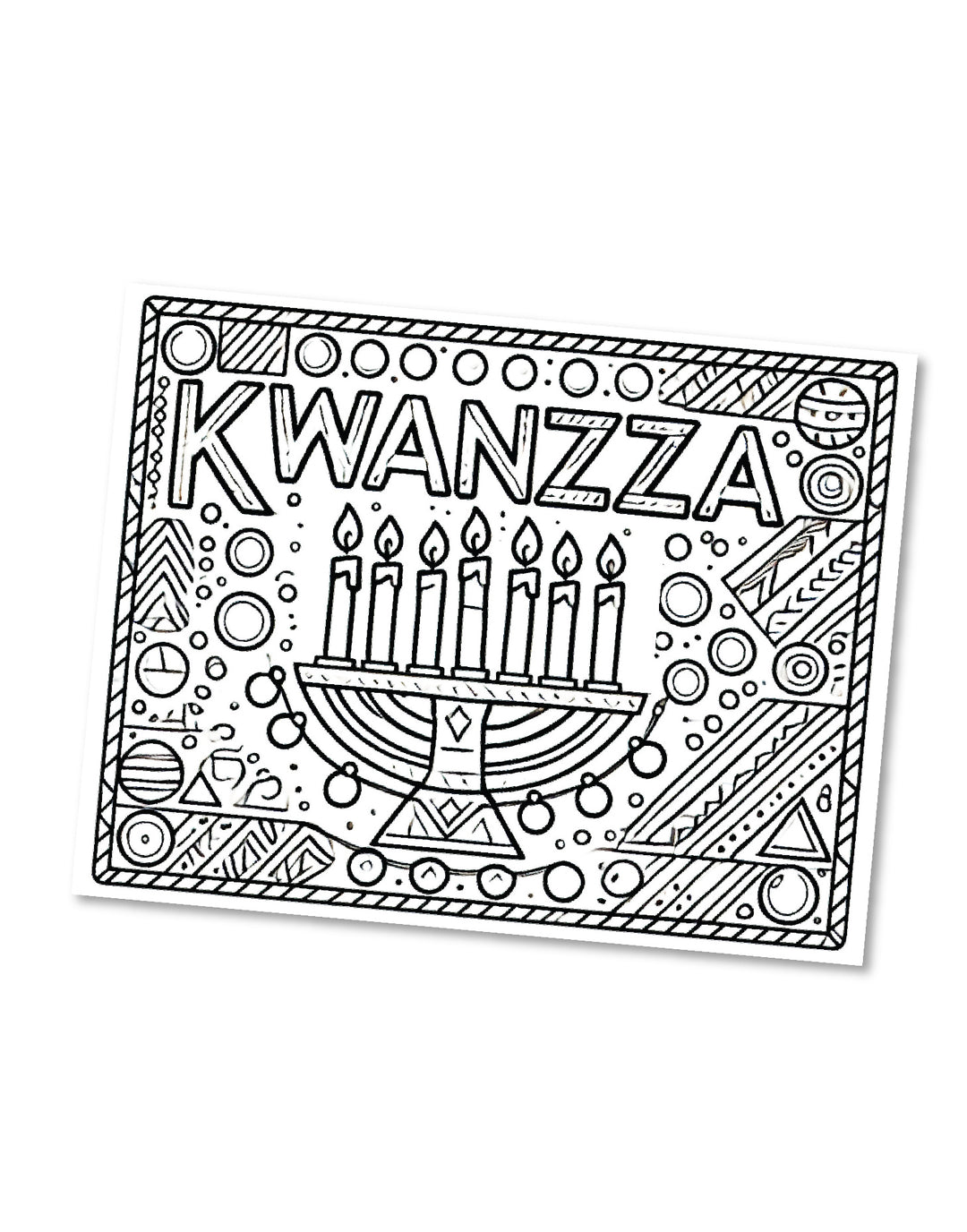 Coloring Pages Kwanzaa - Printable