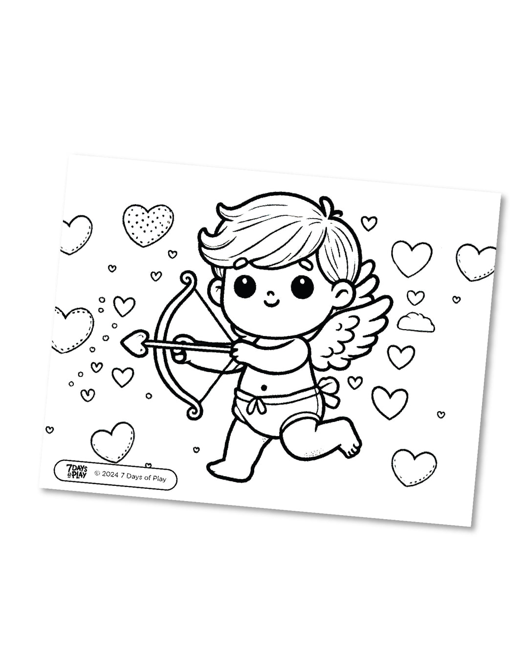 20 Valentine Themed Coloring Pages - Printable!