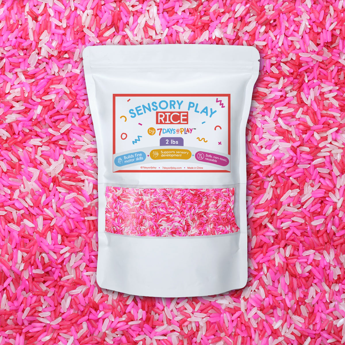 Sensory Play Rice for Kids | Colored Rice Sensory Filler for Bins ...