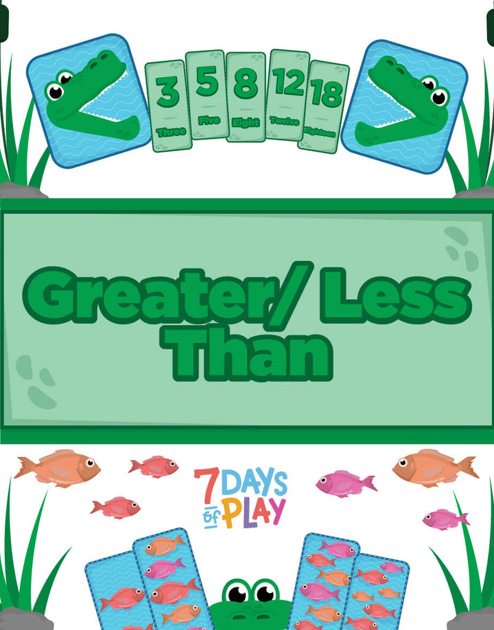 Greater Than, Less Than, Equal To - Printable