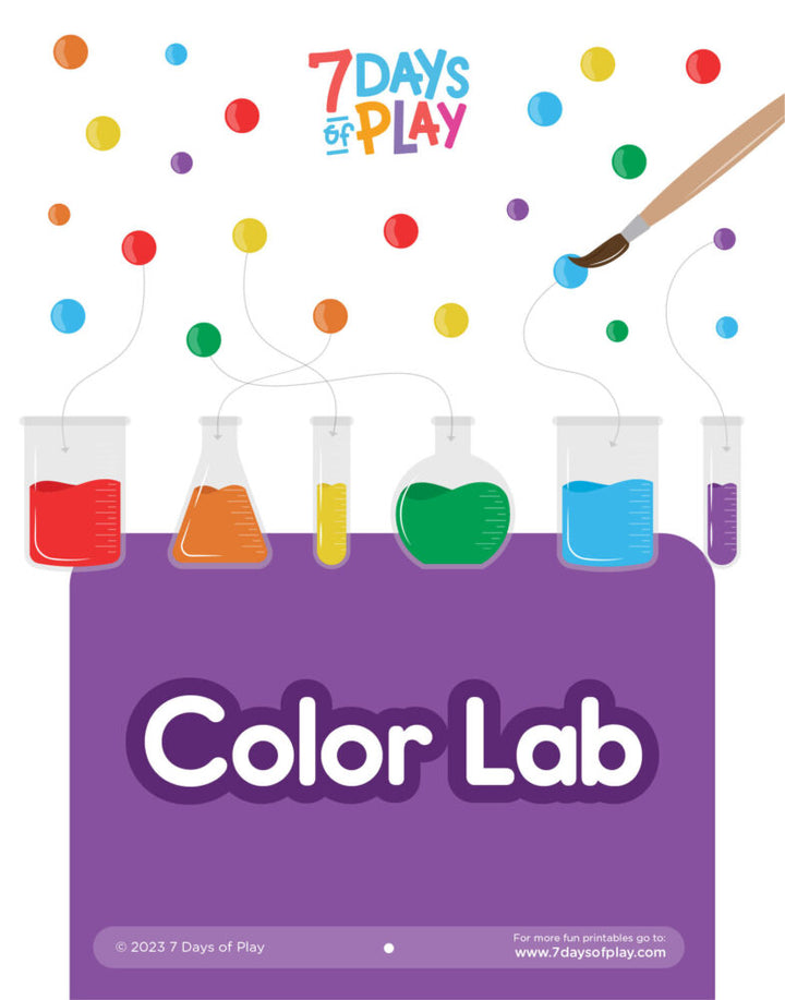Color Lab - Printable for Kids