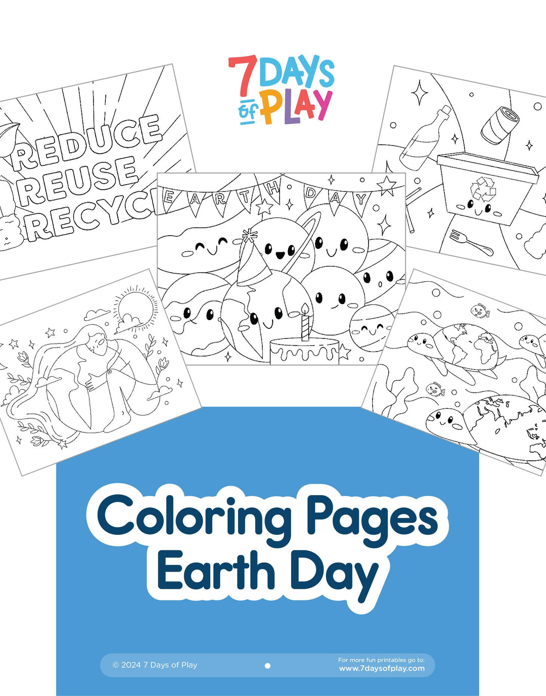 Coloring Pages Earth Day - Printable