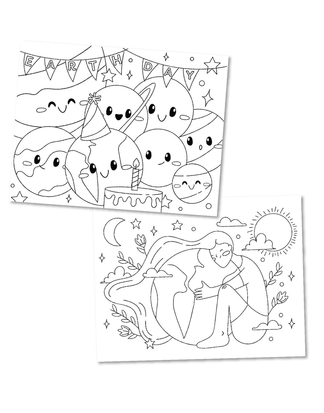 Coloring Pages Earth Day - Printable