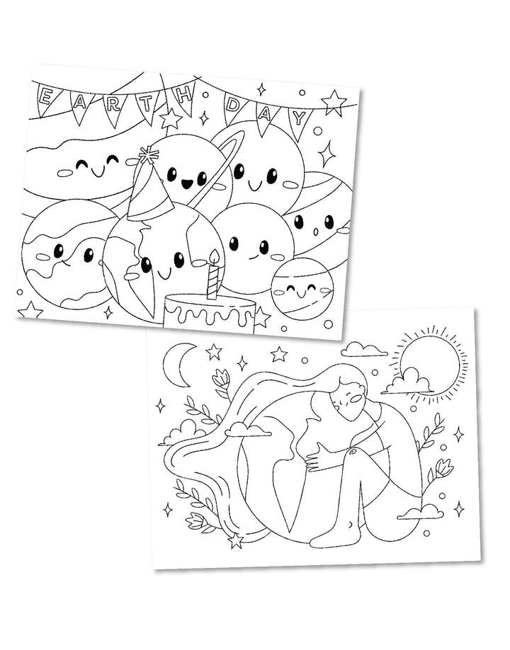 Coloring Pages Earth Day - Printable