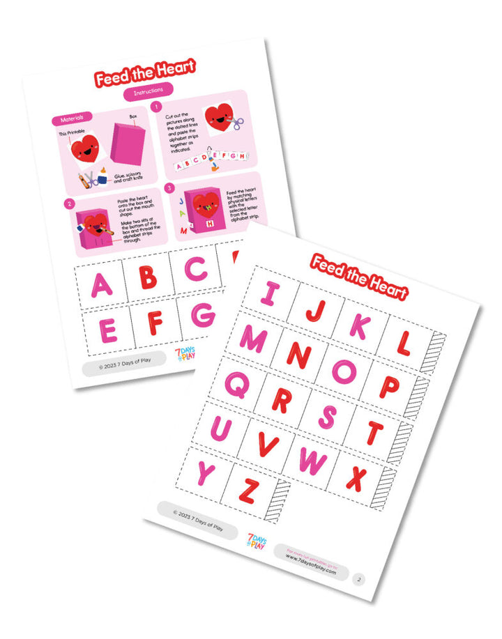 Feed the Heart - Printable for Kids