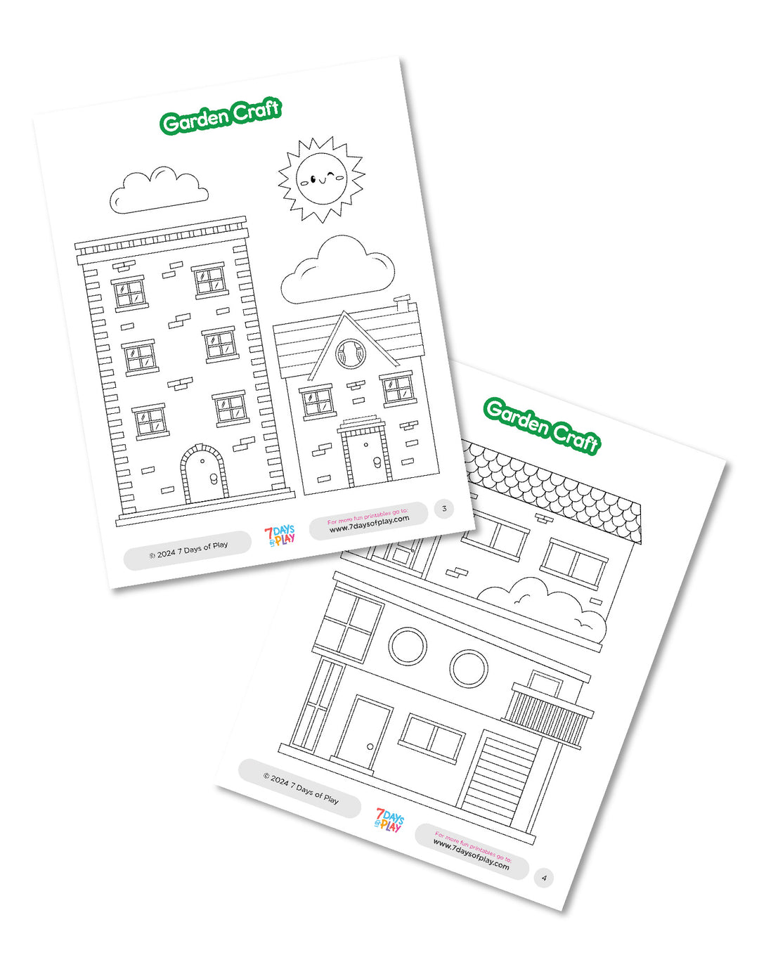 Garden Craft - Printable for Kids