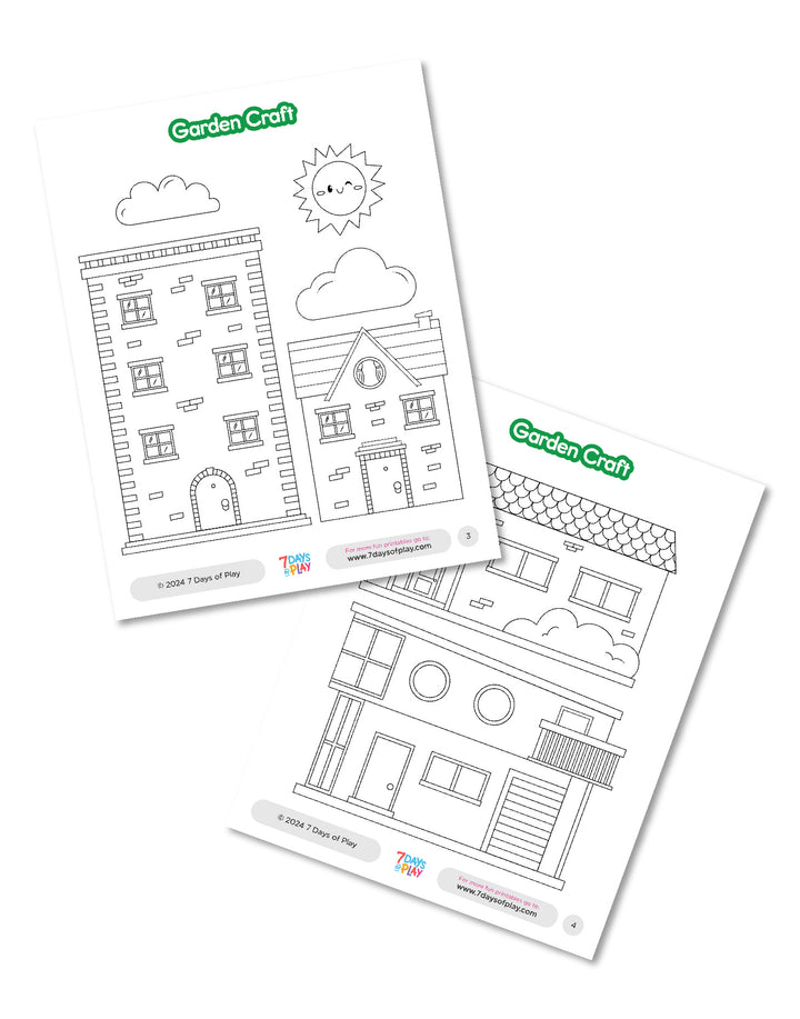 Garden Craft - Printable for Kids