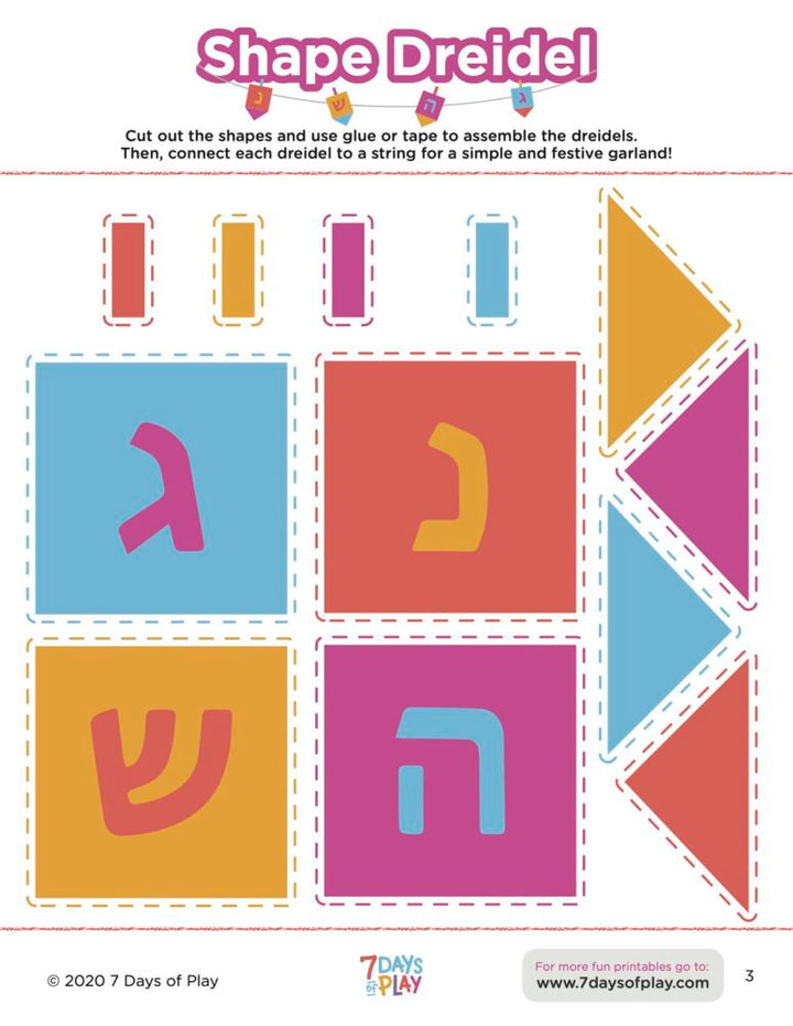 Hanukkah Activity Booklet - Fun Printable