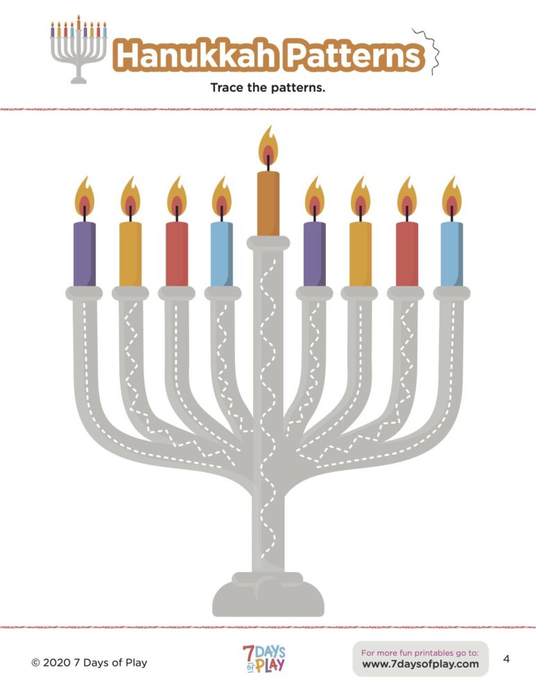 Hanukkah Activity Booklet - Fun Printable