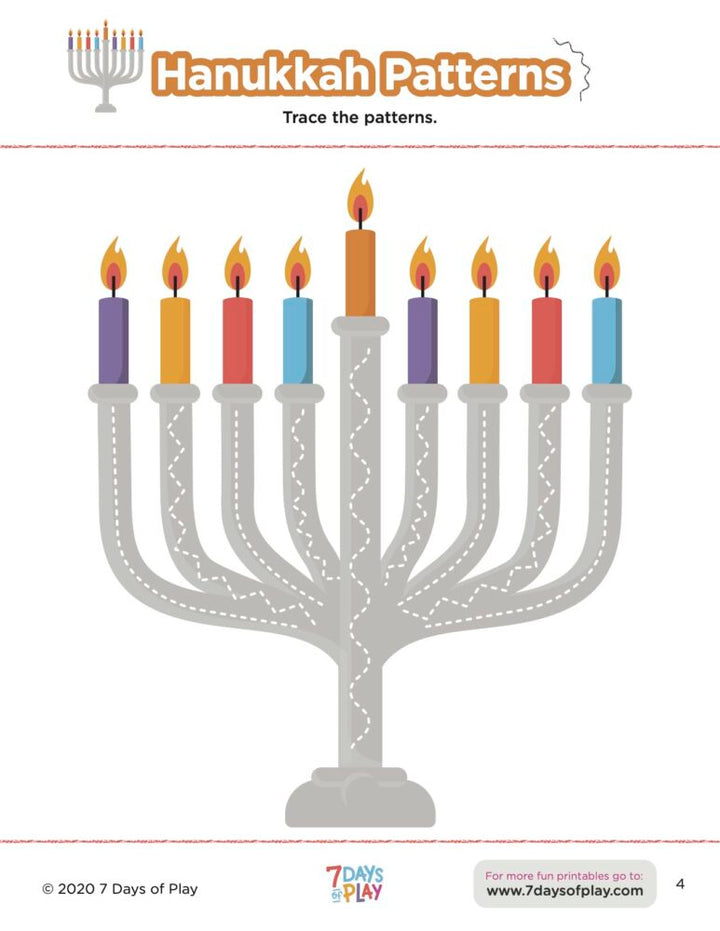 Hanukkah Activity Booklet - Fun Printable