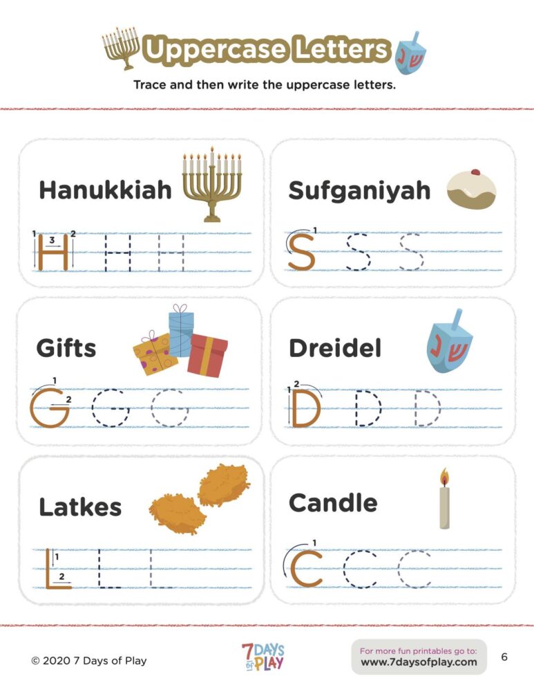 Hanukkah Activity Booklet - Fun Printable