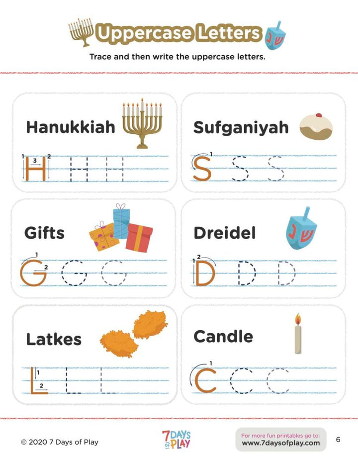 Hanukkah Activity Booklet - Fun Printable