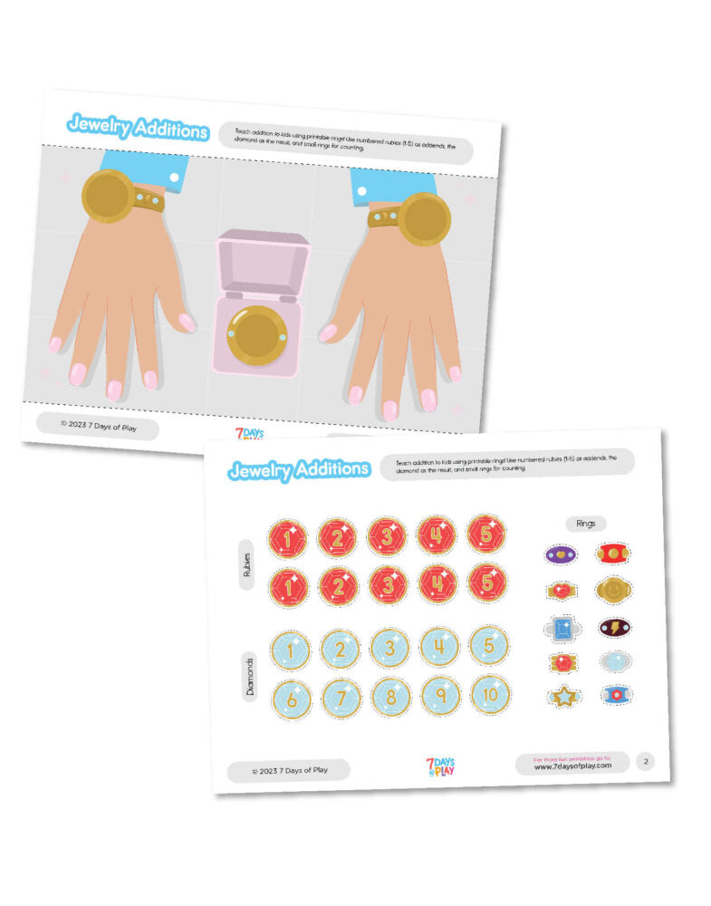 Jewelry Additions - Printable for Kids