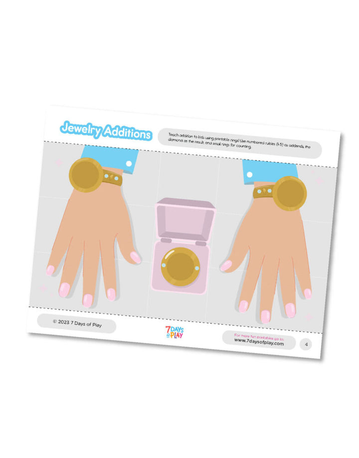 Jewelry Additions - Printable for Kids