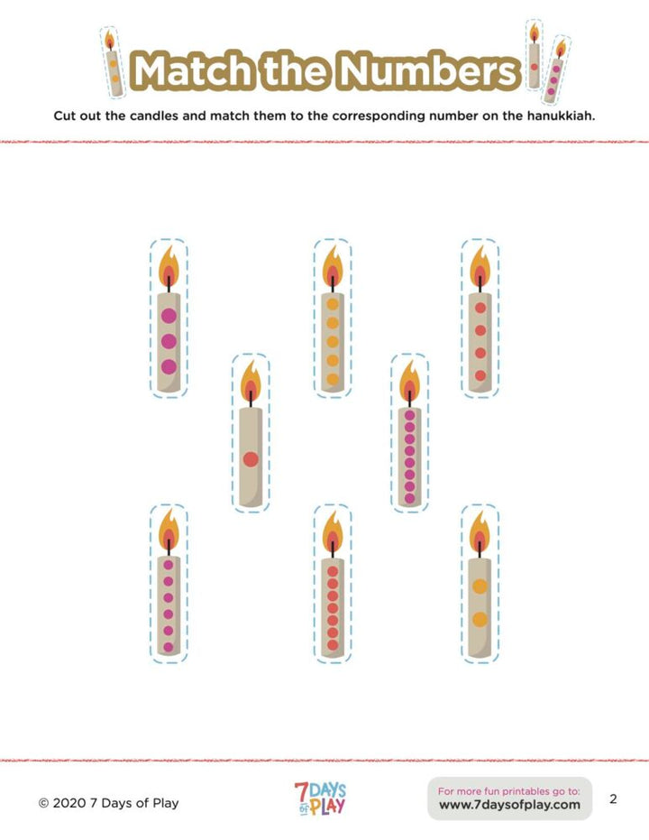 Hanukkah Activity Booklet - Fun Printable