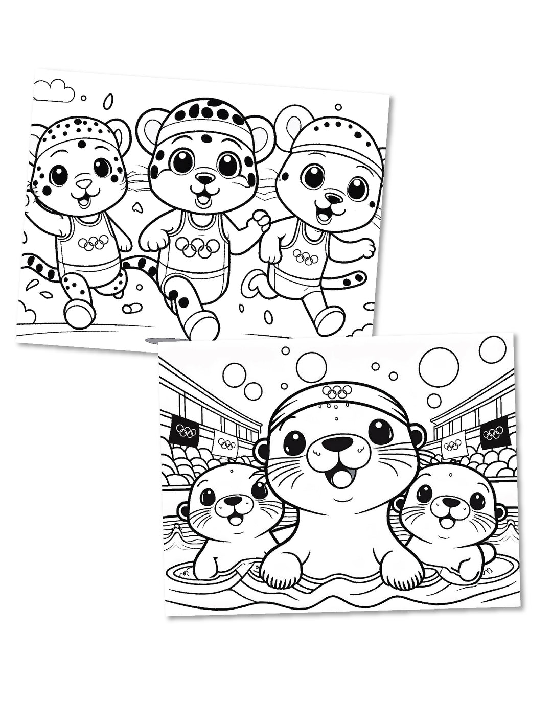 Olympics Coloring Sheets - Printable