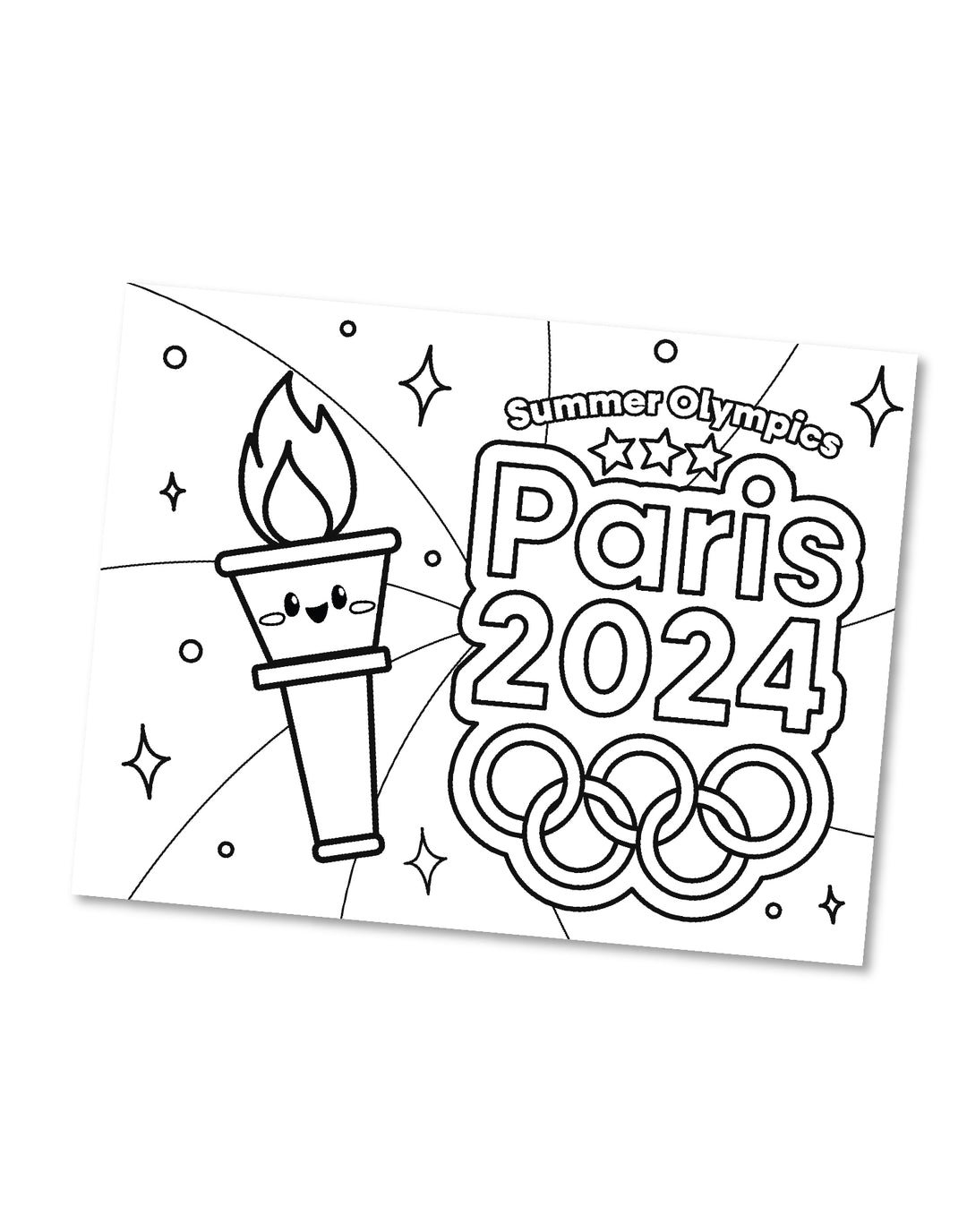 Olympics Coloring Sheets - Printable