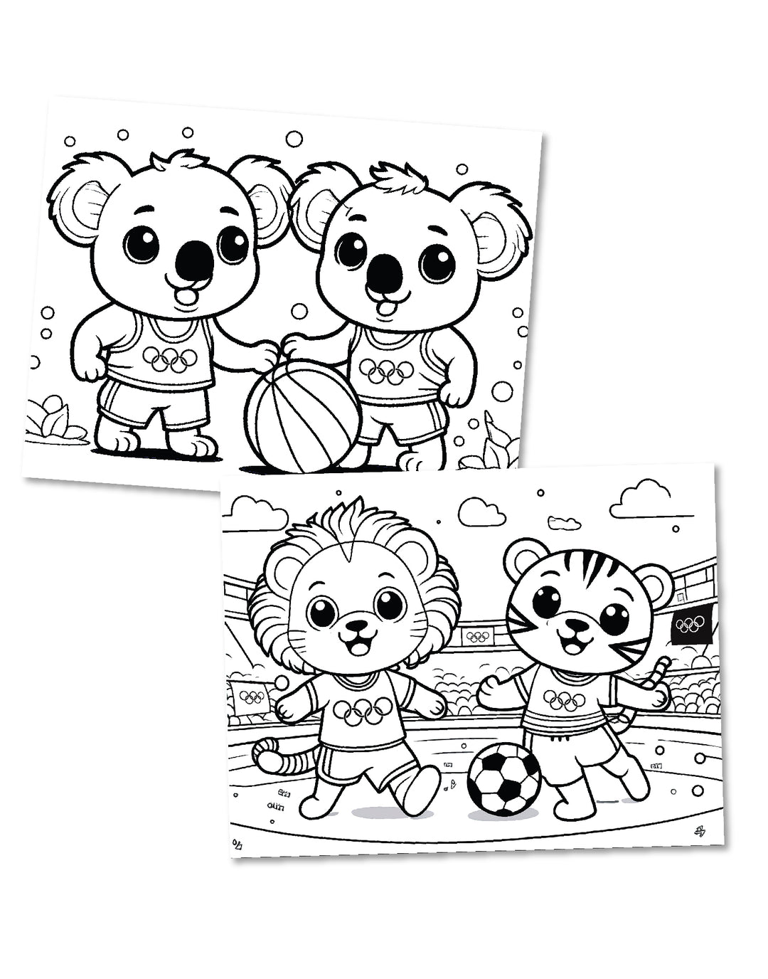 Olympics Coloring Sheets - Printable