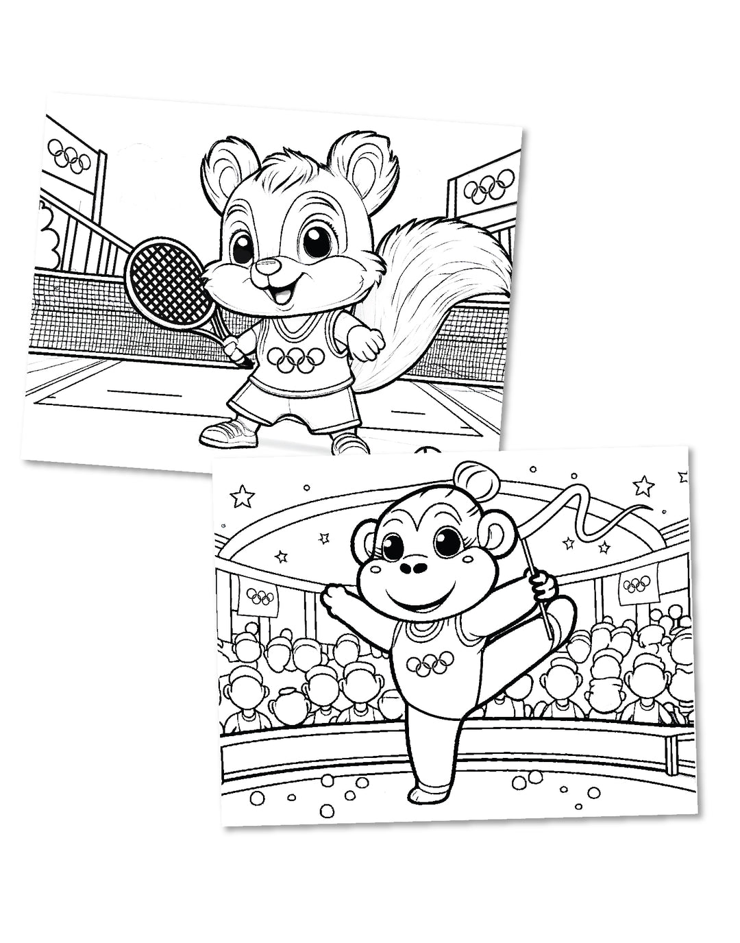 Olympics Coloring Sheets - Printable