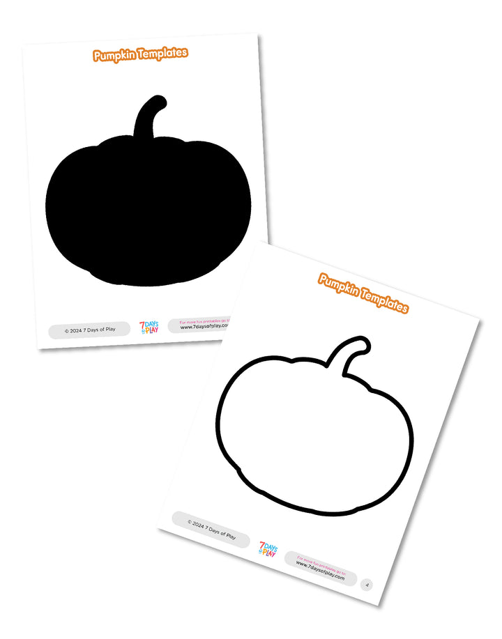 Pumpkin Templates - Free Printable