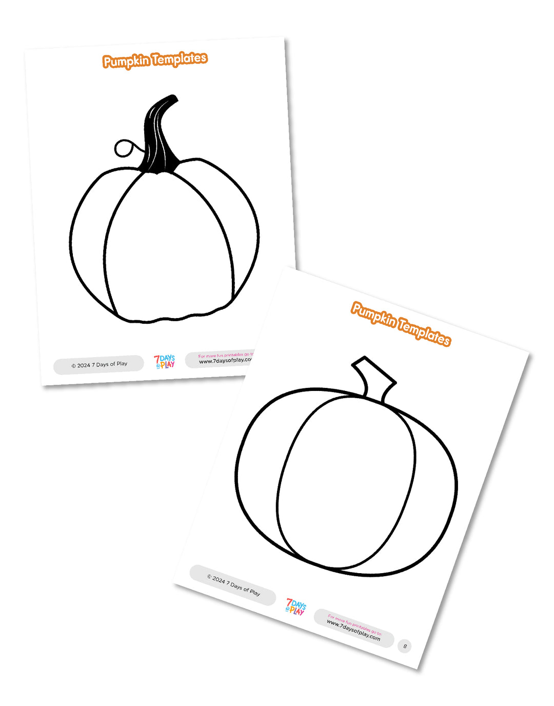 Pumpkin Templates - Free Printable